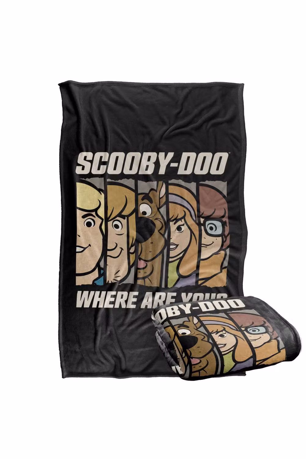 Warner Bros. Scooby Doo Where Are You Faces Super Soft Silky Touch Fleece Throw Blanket, Multicolour, W: 91.44 cm x L: 147 cm – 6