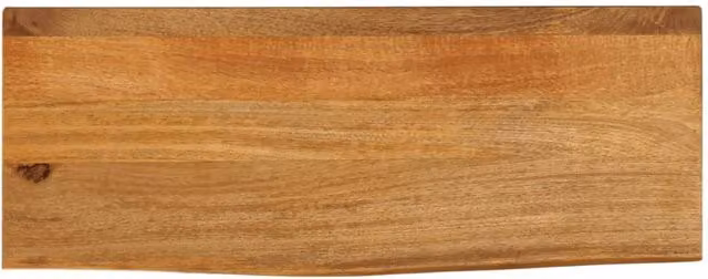 Berkfield Home Table Top Live Edge Solid Mango Wood in Brown, W/D/H: 90 x 30 x 2.5 cm – 1