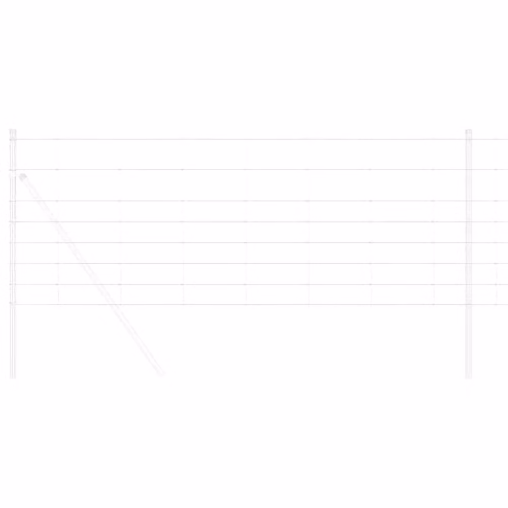 Berkfield Home Field Fence Galvanised Steel in Silver/Grey, H: 0.8 m x L: 50 m – 2