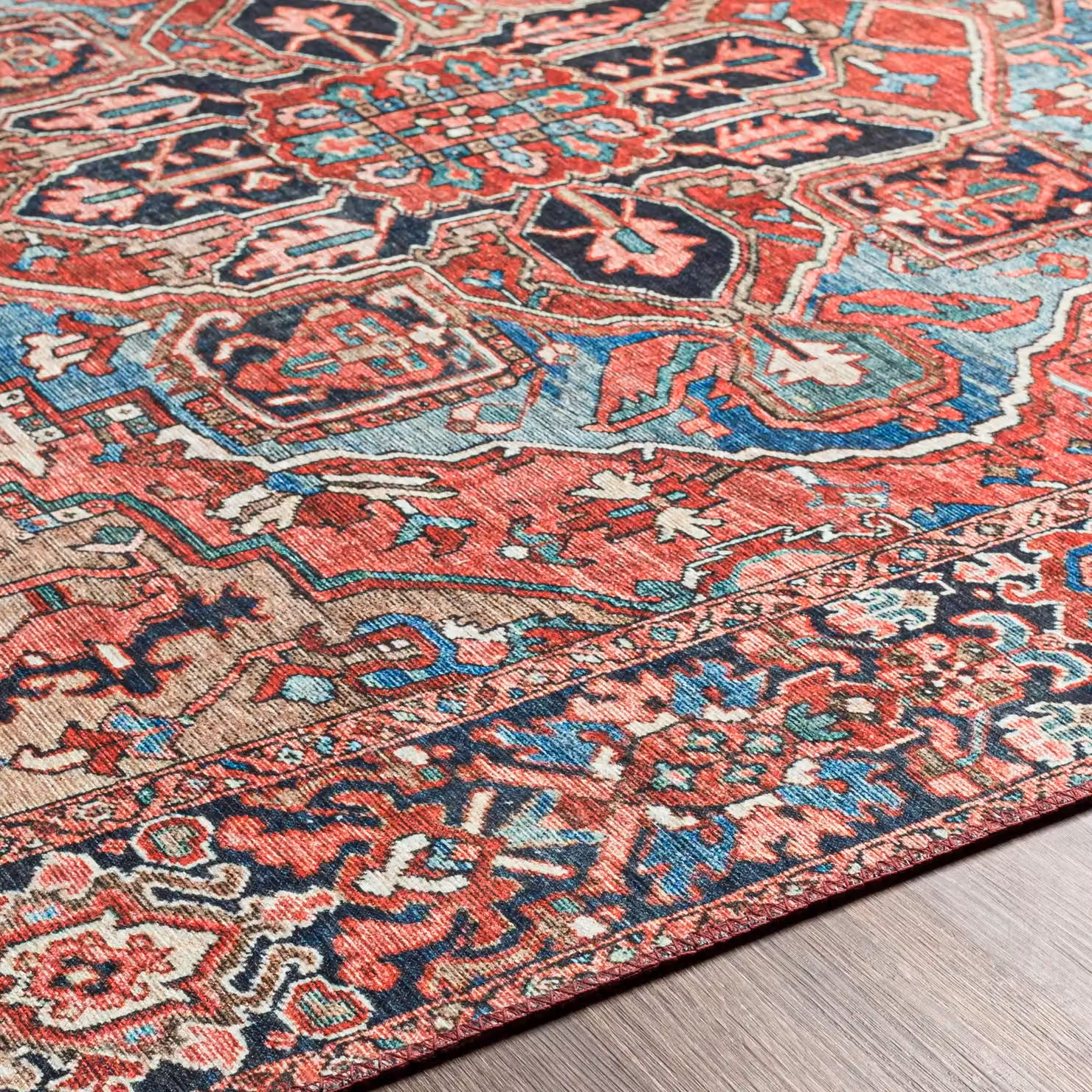 Livabliss Iris Vintage Boho Traditional Multicolour Rug W: 150 cm, L: 230 cm – 3