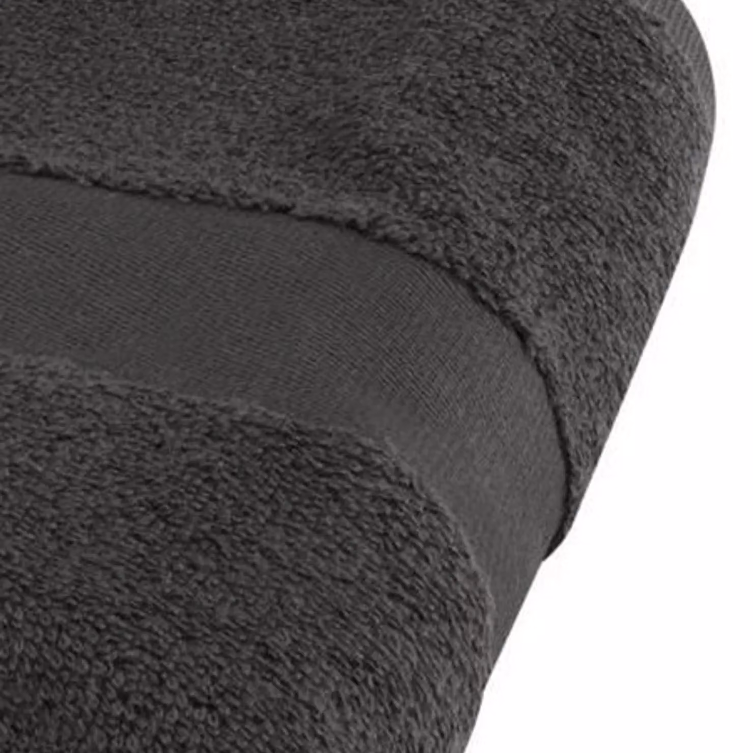 Bullet Charlotte Cotton Terry Bath Towel in Grey – 2