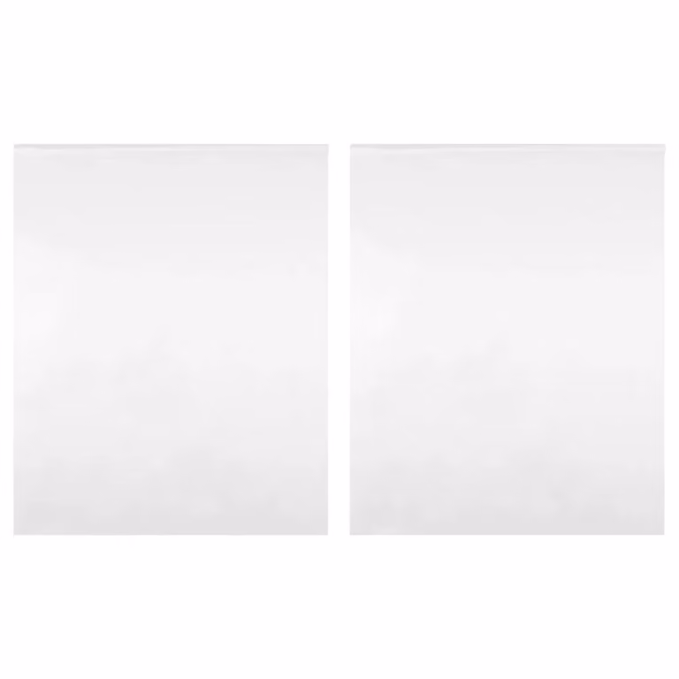 Berkfield Home Self-Adhesive Silver Mirror Films, 2 Pack, W: 60 cm x H: 200 cm