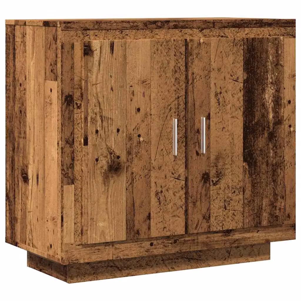 Berkfield Home Old Wood Sideboard in Brown, W/D/H: 80 x 40 x 75 cm – 2