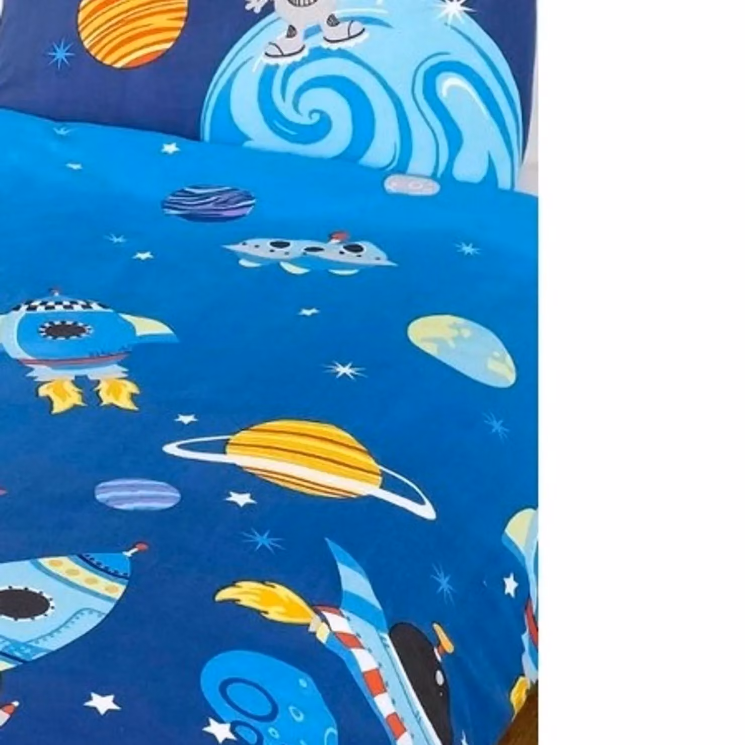 Rapport Rocket Blue Single Duvet Cover and Pillowcase Set – 2