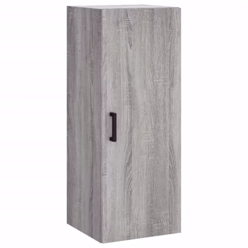 vidaXL Wall Mounted Cabinet in Grey, W/D/H: 34.5 x 34 x 90 cm