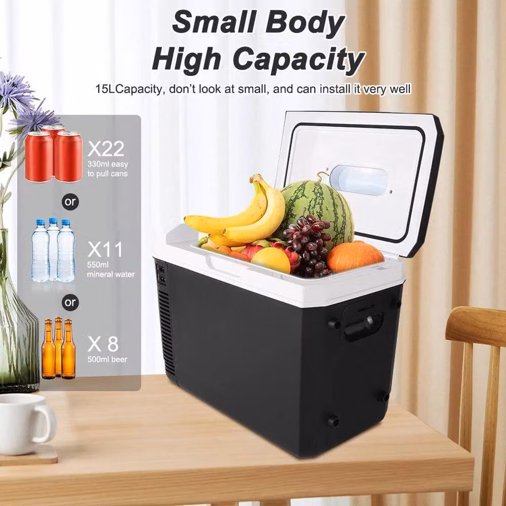EONLION 15L Portable Car Refrigerator and Freezer, Black – 3