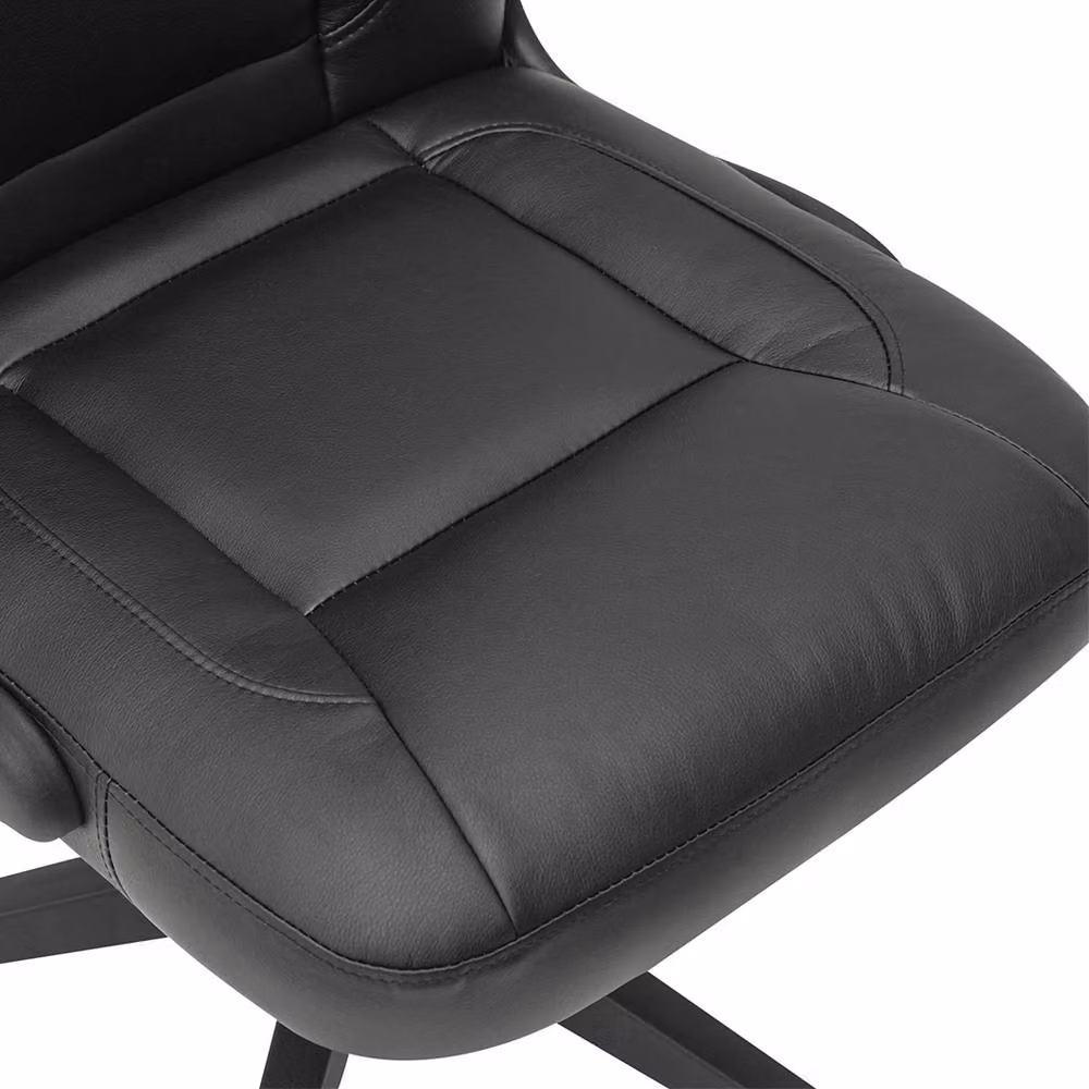 Levede Ergonomic Executive Office Chair in Black with Synthetic Leather and Flip-Up Armrests – 12