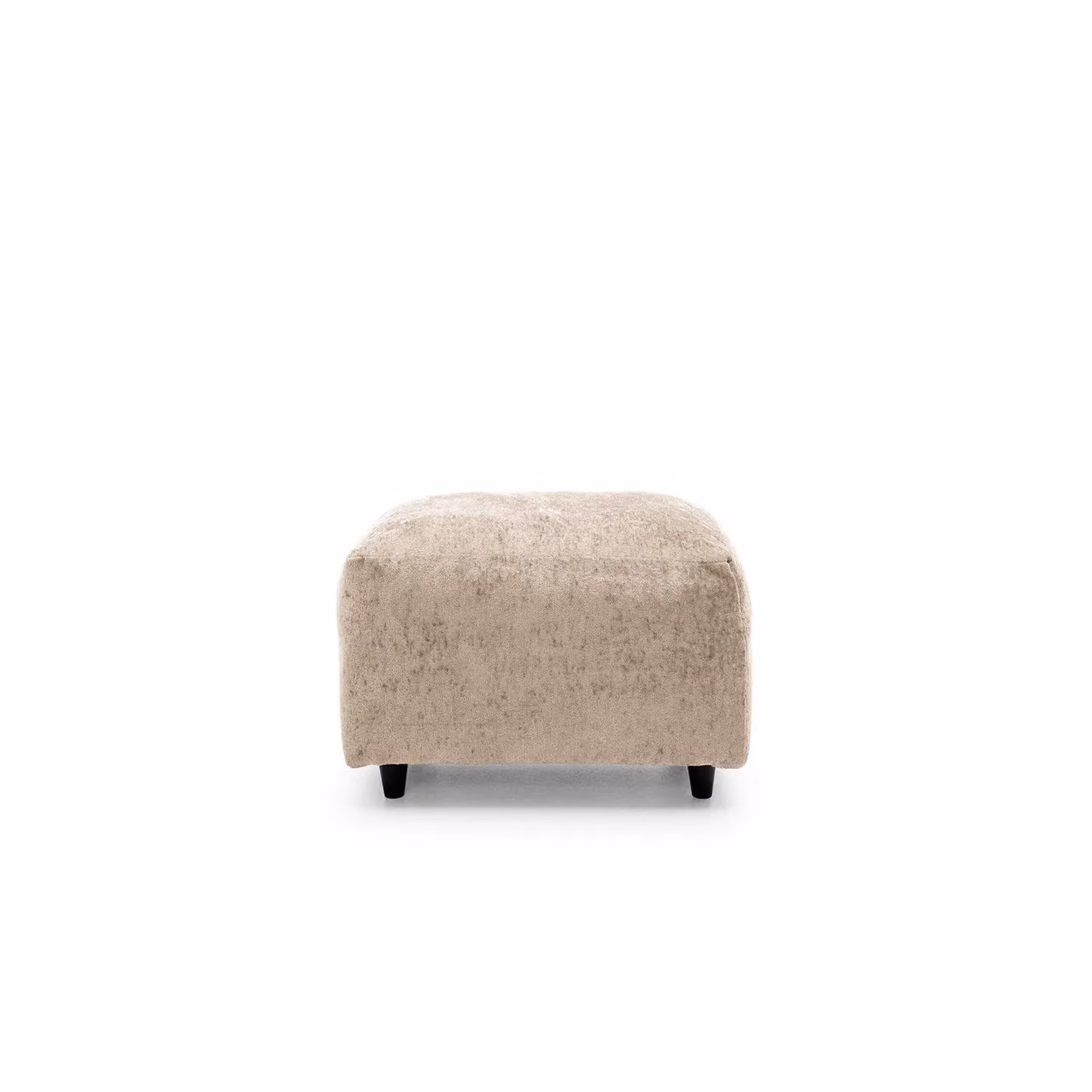 Abakus Direct Harriet Crushed Chenille Footstool in Beige – 2