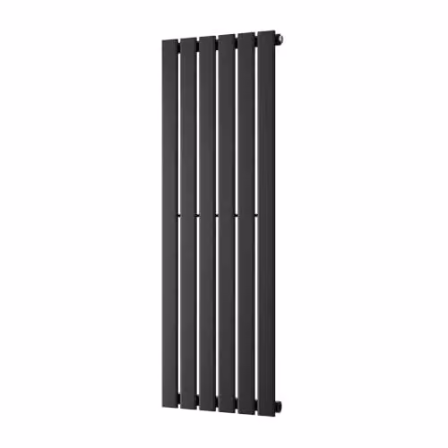 UK Radiators Typhoon Black Vertical Designer Radiator, W: 40.8 cm, H: 120 cm – 2