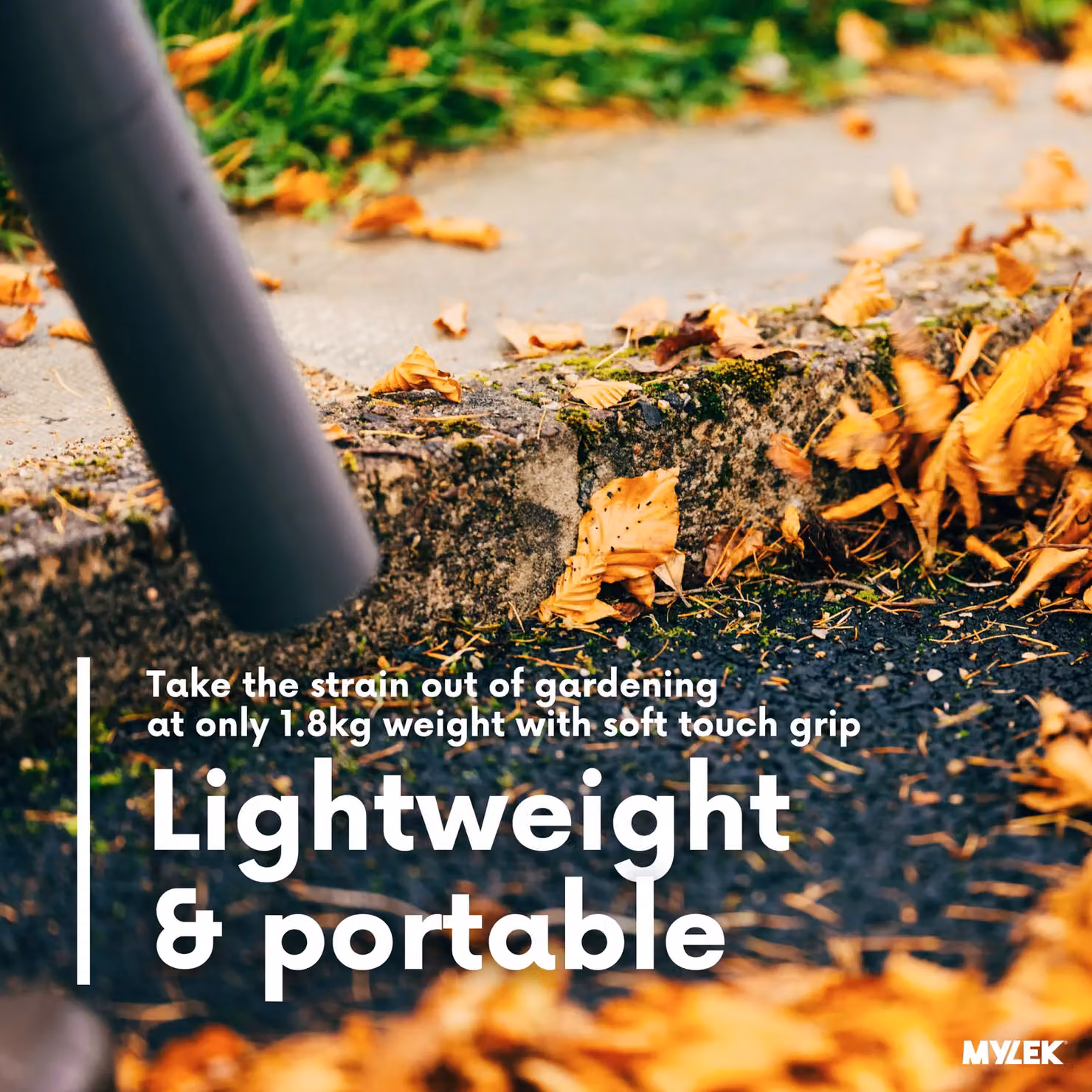 MYLEK Cordless Two-Speed Leaf Blower with 2 x 20V Li-ion Batteries and Fast Charger, Black – 3