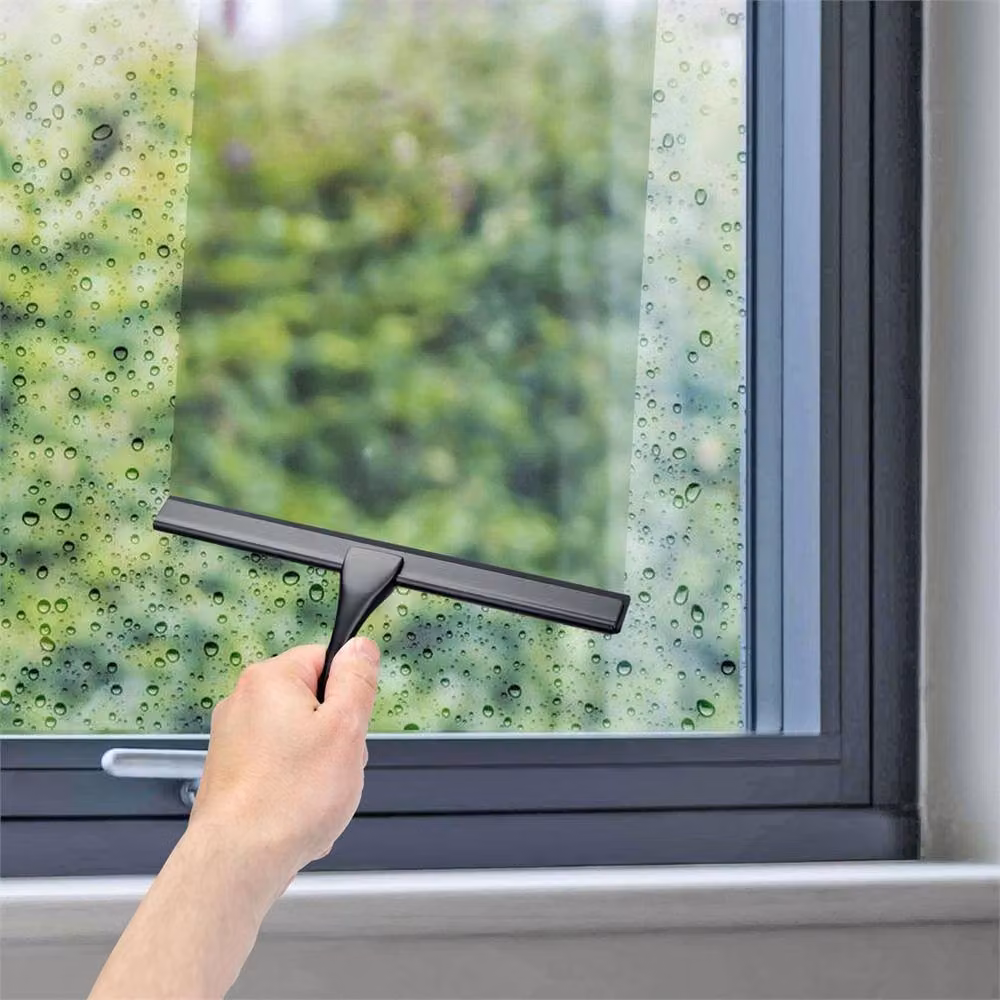 Nordara Black Glass Window Squeegee Cleaner for Showers and Car Mirrors – 3