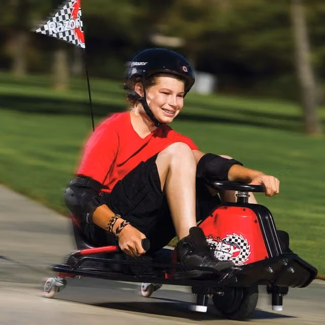Razor Crazy Cart 24 Volt Electric Drift Machine in Black