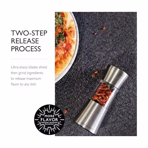 Cole & Mason Stadhampton Chilli and Spice Mill in Silver Stainless Steel, Height: 16.5 cm – 5
