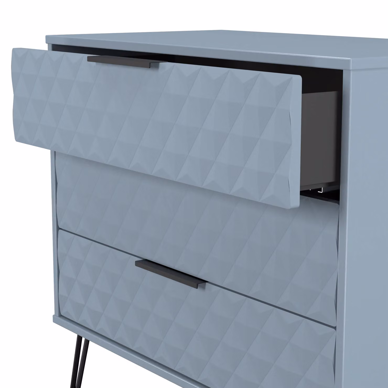 2 U Islay 3 Drawer Chest in Light Blue – 3