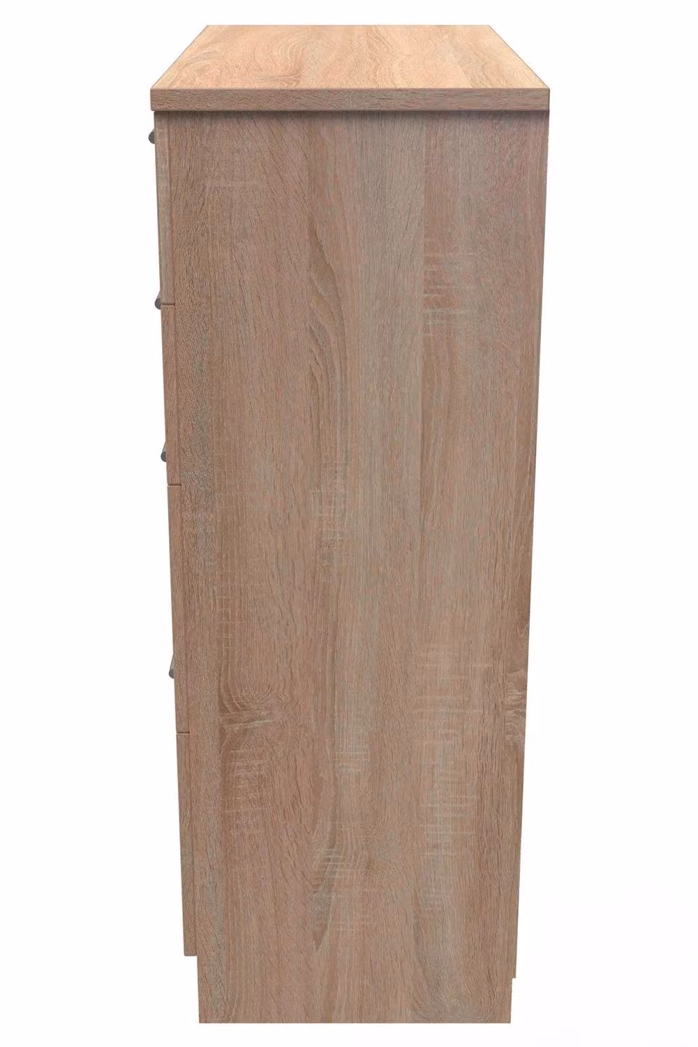 Ready Assembled 2 U Cornwall 4 Drawer Deep Chest in Light Oak Brown – 2