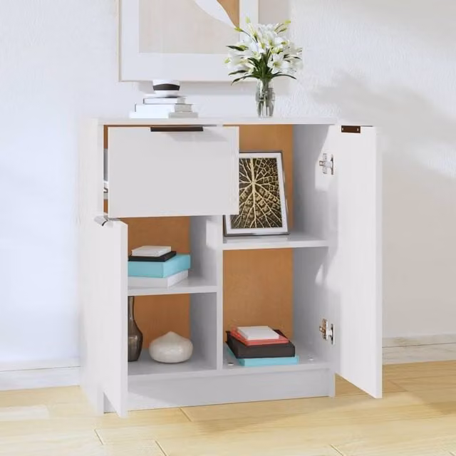 Berkfield Home Modern White Matt Sideboard, W/D/H: 60 x 30 x 70 cm – 1