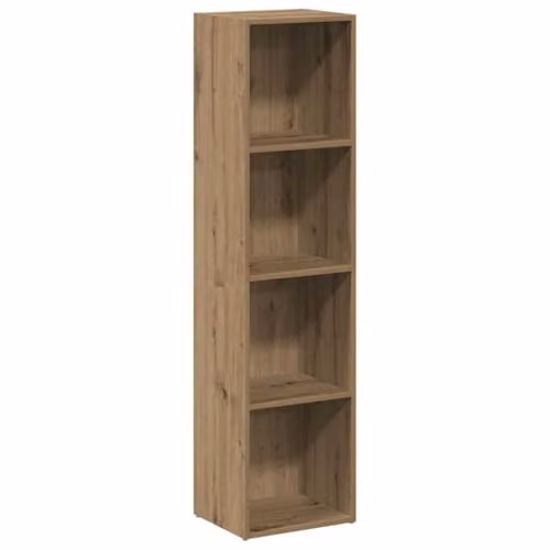 vidaXL Artisan Oak Book Cabinet in Brown, W/D/H: 36 x 30 x 143 cm – 1