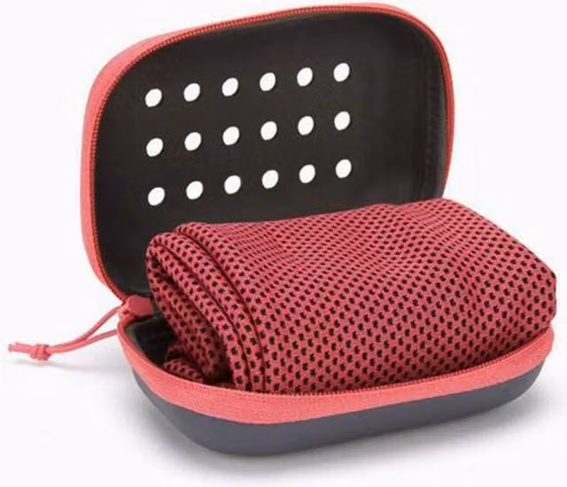 Quipulse Quick Dry Sweat Wicking Cooling Sport Towel in Pink – 1