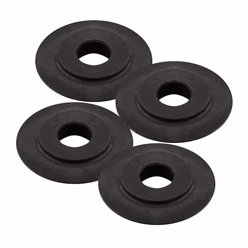 Faithfull Replacement Pipe Cutter Wheels for FAIPC316M, Pack of 4, Black