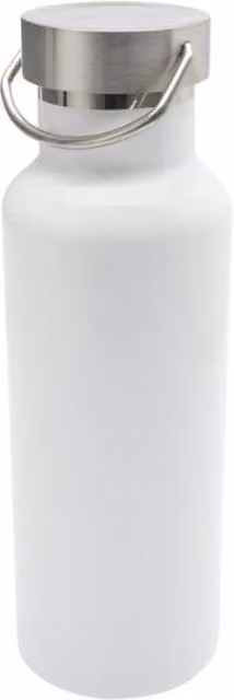 Floso Thor Sublimated Stainless Steel Vacuum Insulated Water Bottle, 500ml, White