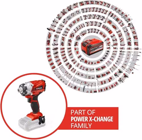 Einhell Te-Ci 18 Lin Power X-Change 18V Cordless Impact Driver Bare Unit, Red – 2