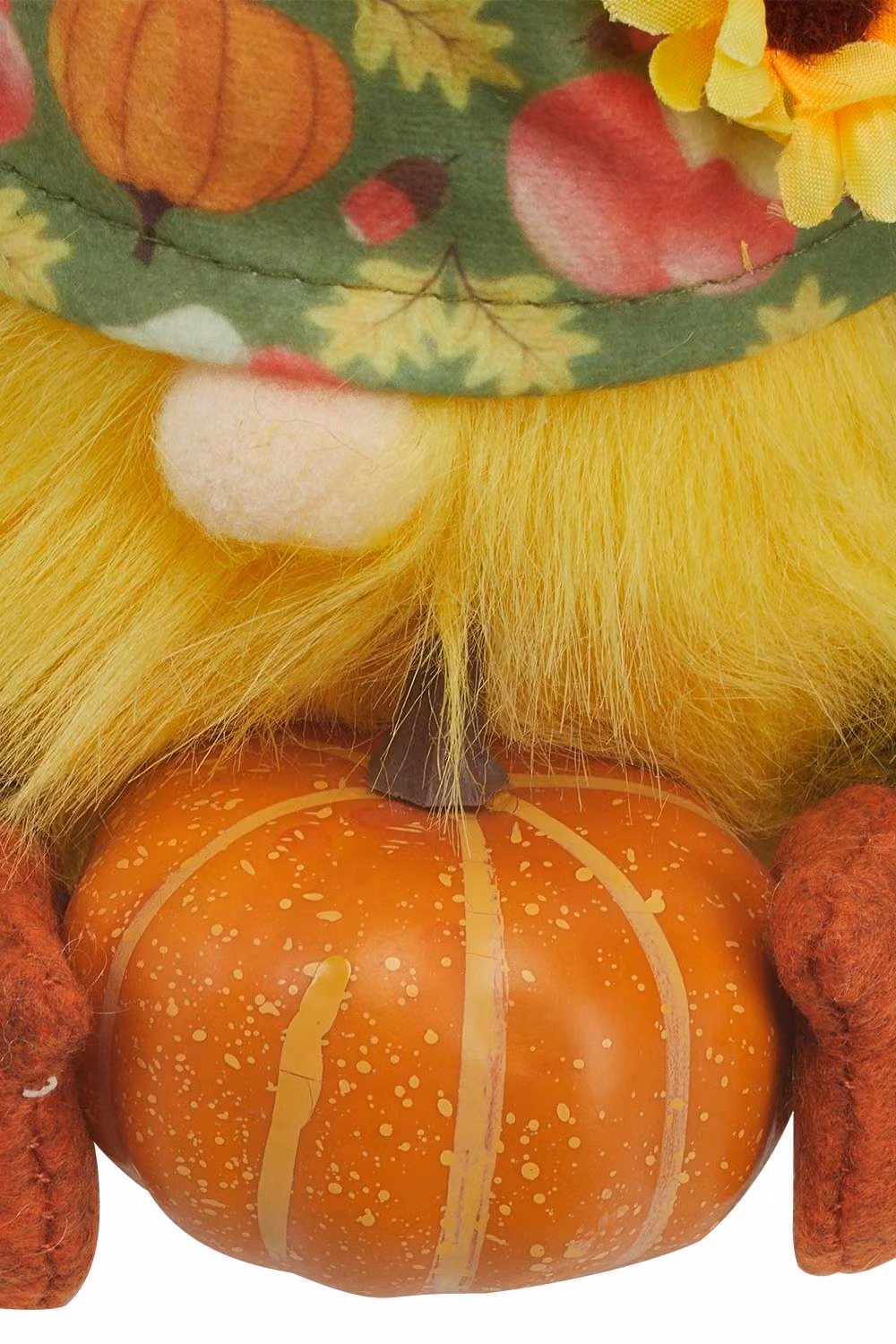 Garden Sanctuary Autumn Harvest Handmade Gnome Decoration, Multicolour Scandinavian Tabletop Ornament – 6
