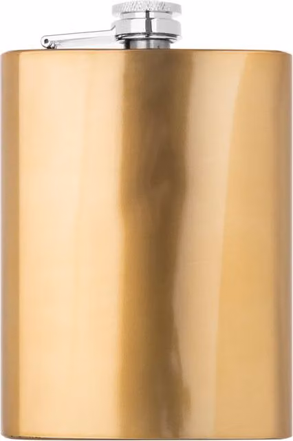 Orsina Auden 8oz Stainless Steel Hip Flask in Gold or Silver
