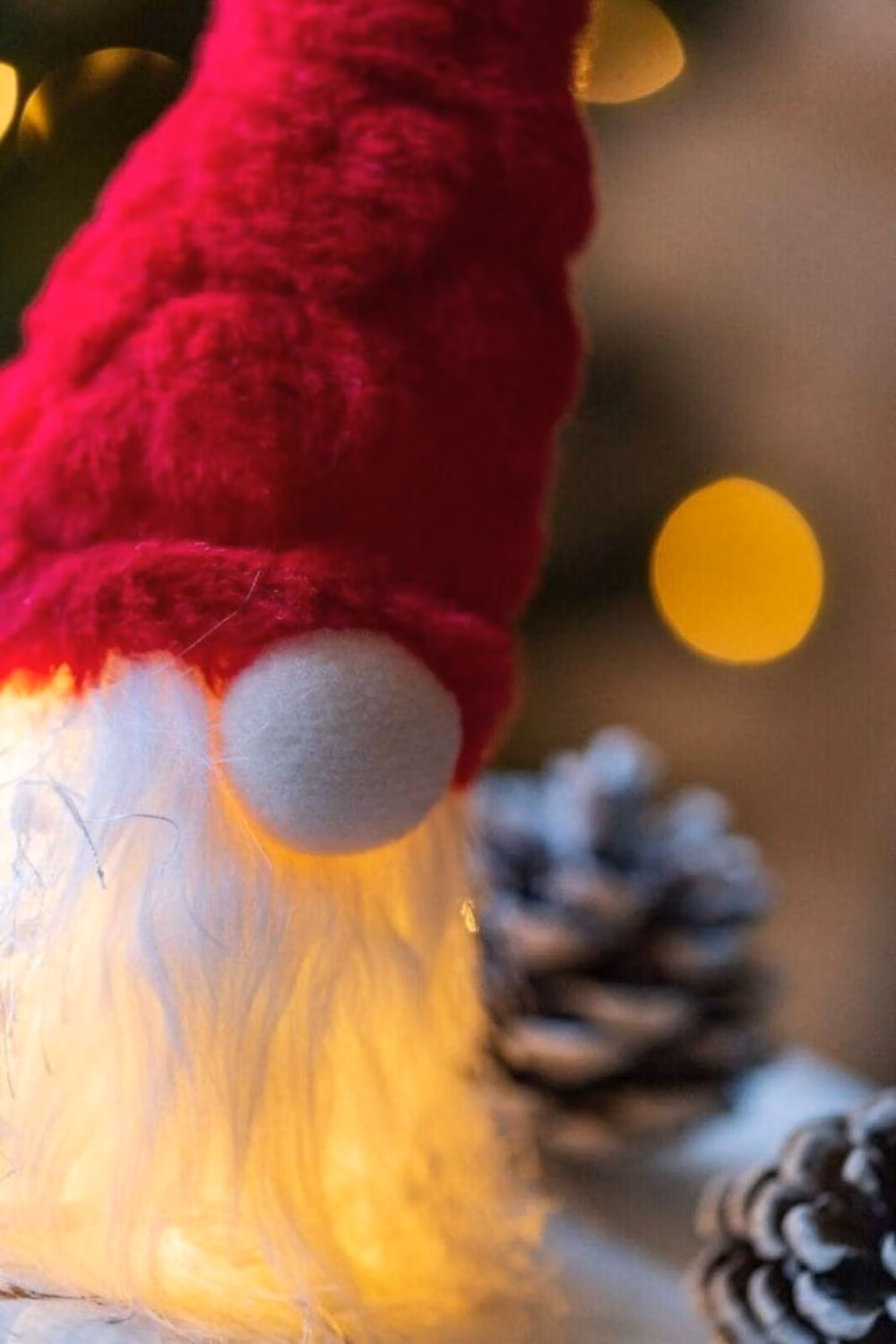 Marco Paul Pre-Lit Red Gonk Tabletop Christmas Decoration – 7