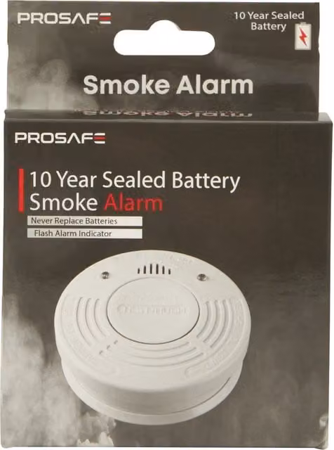 Prosafe White 10 Year Sealed Battery Smoke Alarm