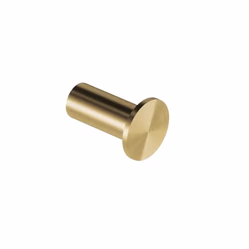 Cosmo Brushed Gold Metal Wall Hook with Screw Fastening