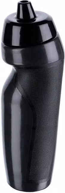Precision BPA-Free Plastic Sports Bottle with Flip Cap, Black, 600ml – 1