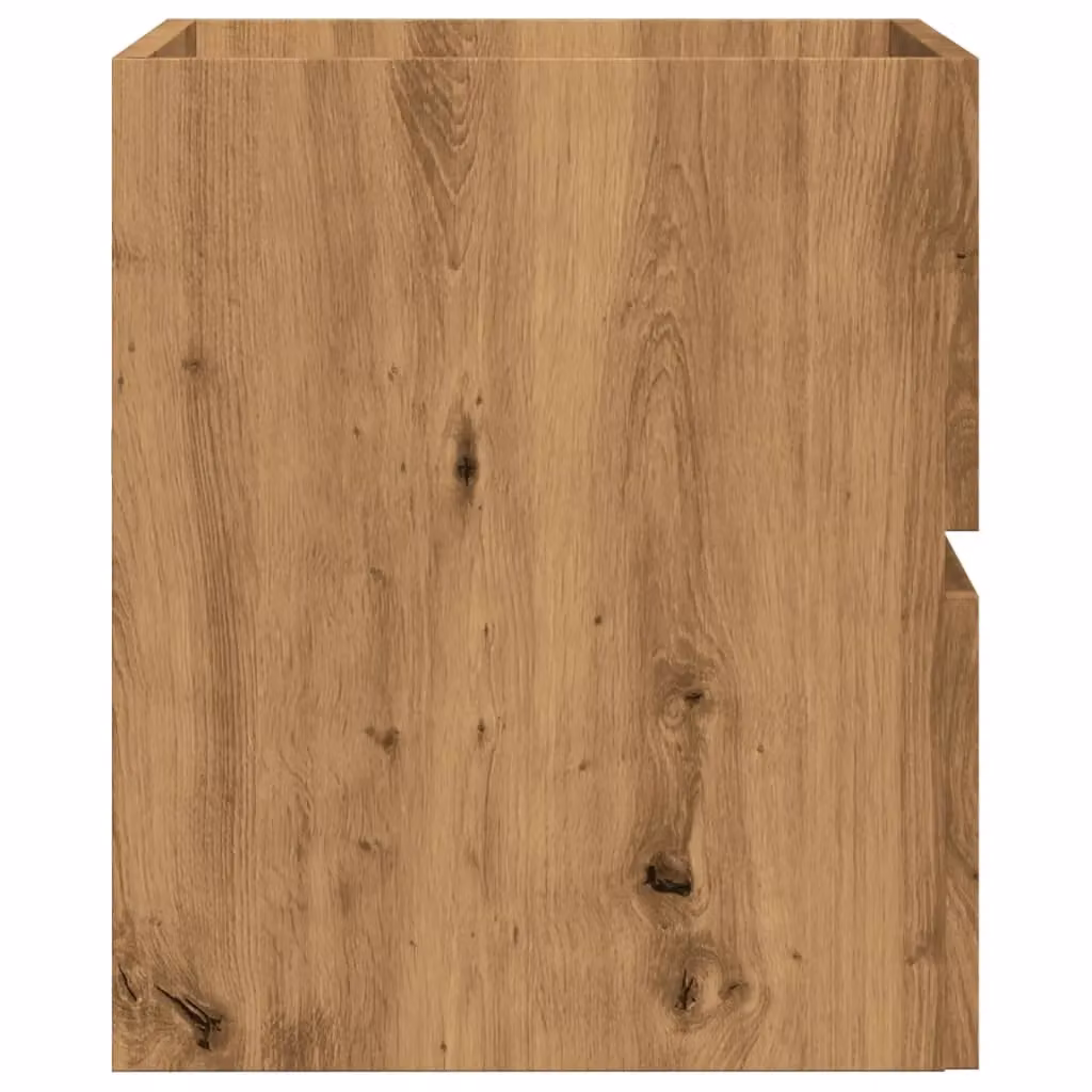 Berkfield Home Artisan Oak Wall Mounted Bathroom Cabinet, Brown, W: 60 cm, D: 38.5 cm, H: 45 cm – 3