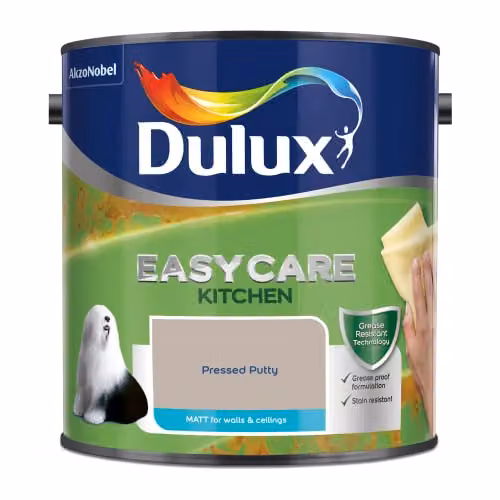 Dulux Easycare Kitchen Matt Emulsion Paint, Beige, 2.5L – 2