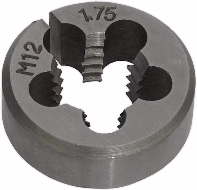 Loops M12 x 1.75mm Metric Split Die in Silver Steel with Case – 1