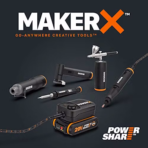 Worx WX744.9 MAKERX 20V Wood and Metal Crafter Soldering Iron, Black – 2