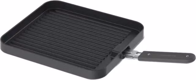Cadac 2 Cook Ribbed Aluminium Grill Plate, Black