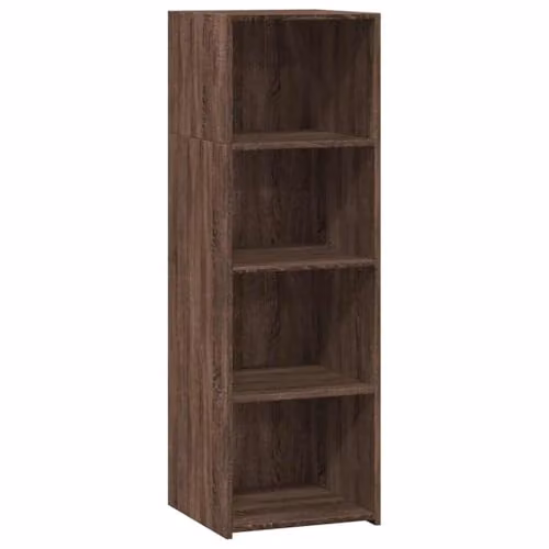 vidaXL Modern Brown Highboard in Engineered Wood, W/D/H: 40 x 41 x 124 cm – 1