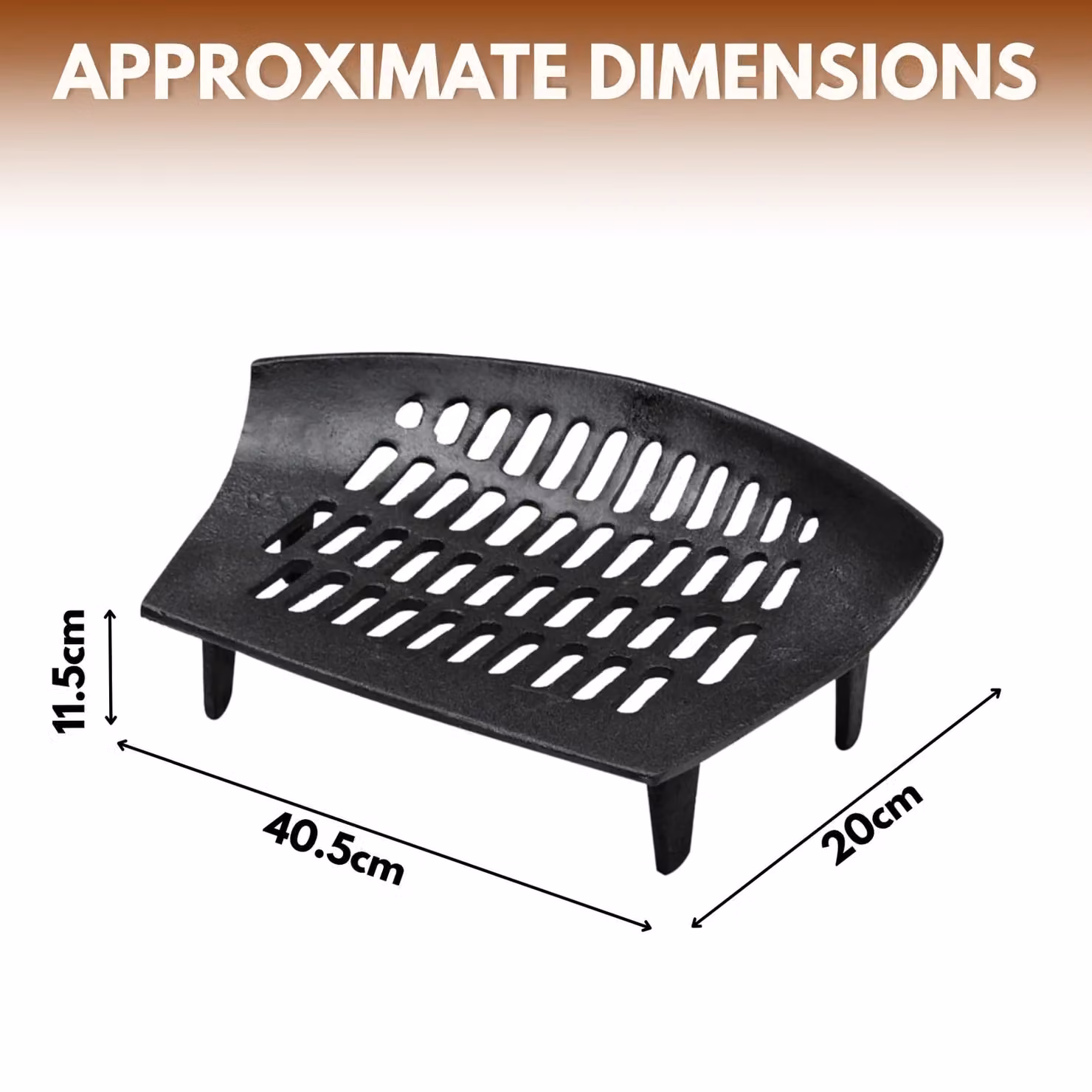 Marco Paul Black Metal Fire Grate, 40cm Diameter – 2