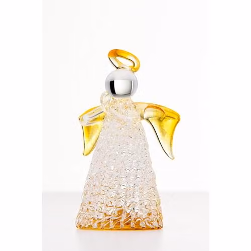 Sienna Glass Gold Glass Angel Keepsake Figurine