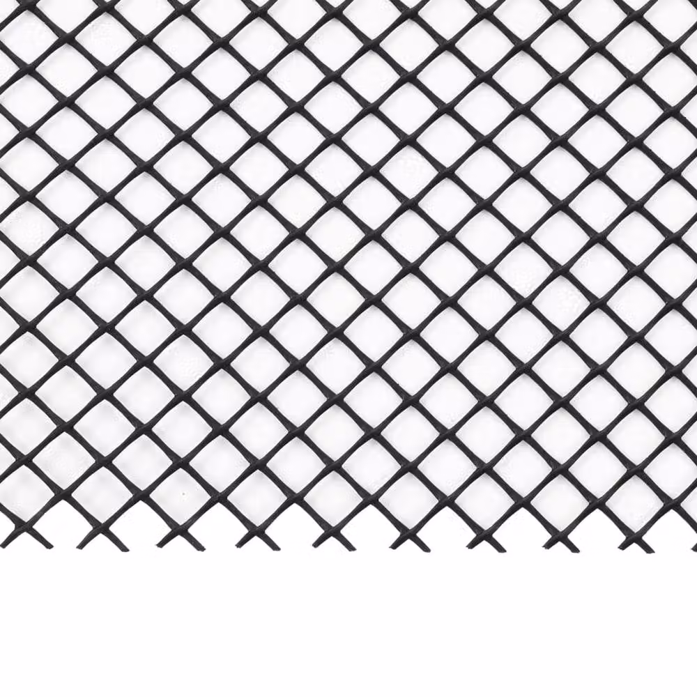 Berkfield Home 4 Piece Gutter Mesh with Clips in Black and Multicolour – 4