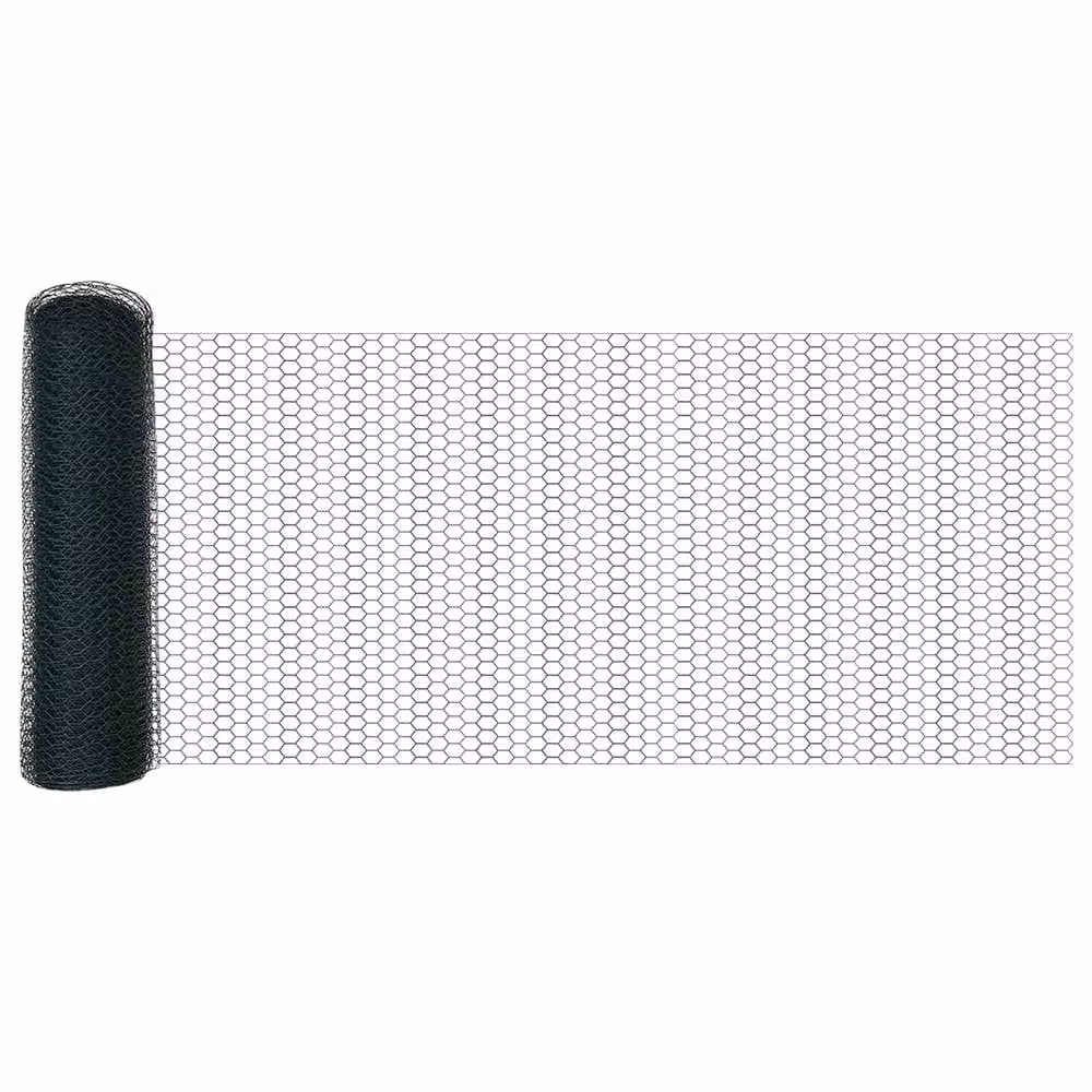 Berkfield Home Green PVC Coated Galvanised Steel Hexagon Fence, H: 0.6 m x W: 10 m – 2