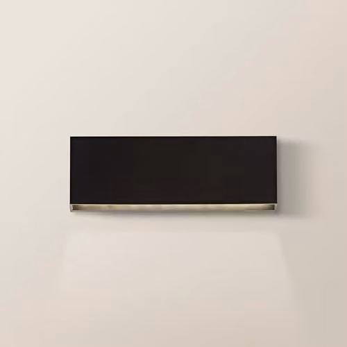 ValueLights Jake Matte Black IP65 LED Outdoor Wall Downlight