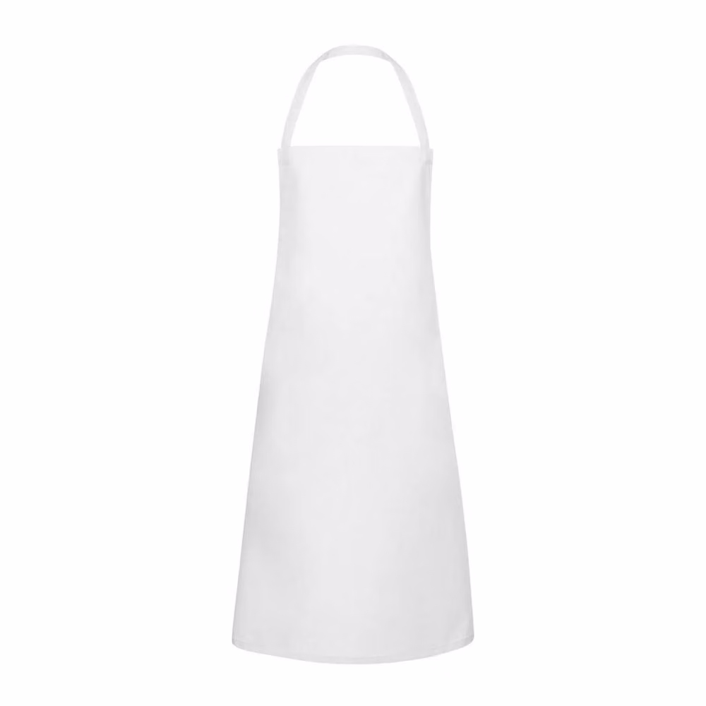 Karlowsky Basic Bib Apron in White – 2
