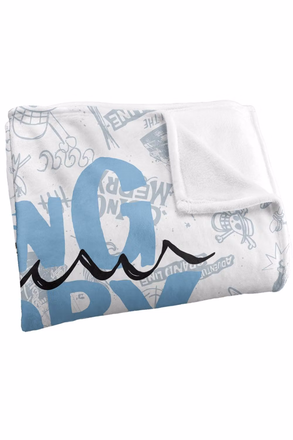 Netflix One Piece Going Merry Adventures Super Soft Fleece Throw Blanket, Multicolour, W: 152 cm, D: 127 cm – 2