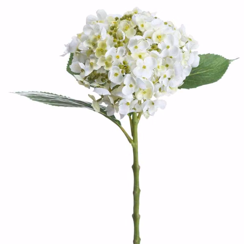 Lemon Pavilion White Lace Cap Hydrangea Artificial Plant, W25 x D25 x H48 cm – 2