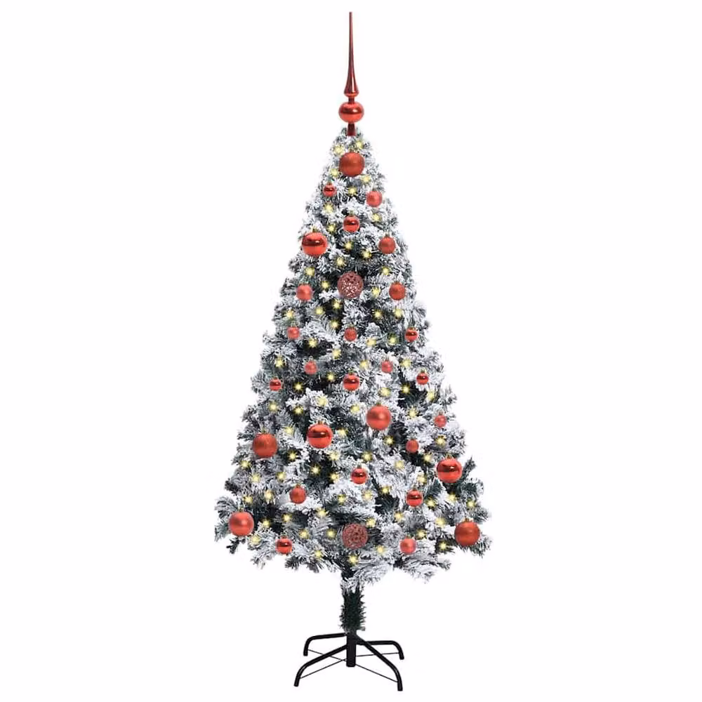 Berkfield Home Artificial Christmas Tree with 150 LEDs in Green, Height: 120 cm – 3
