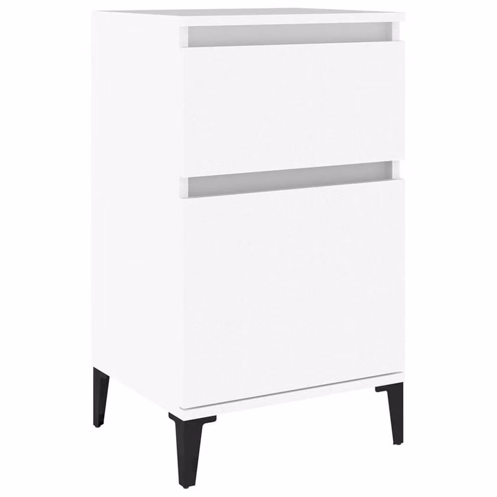 Berkfield Home Elegant White Bedside Cabinet W/D/H: 40 x 35 x 70 cm – 2