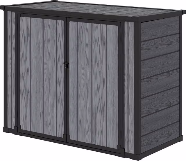 Livingandhome Modern Bin Store in Grey and Gold
