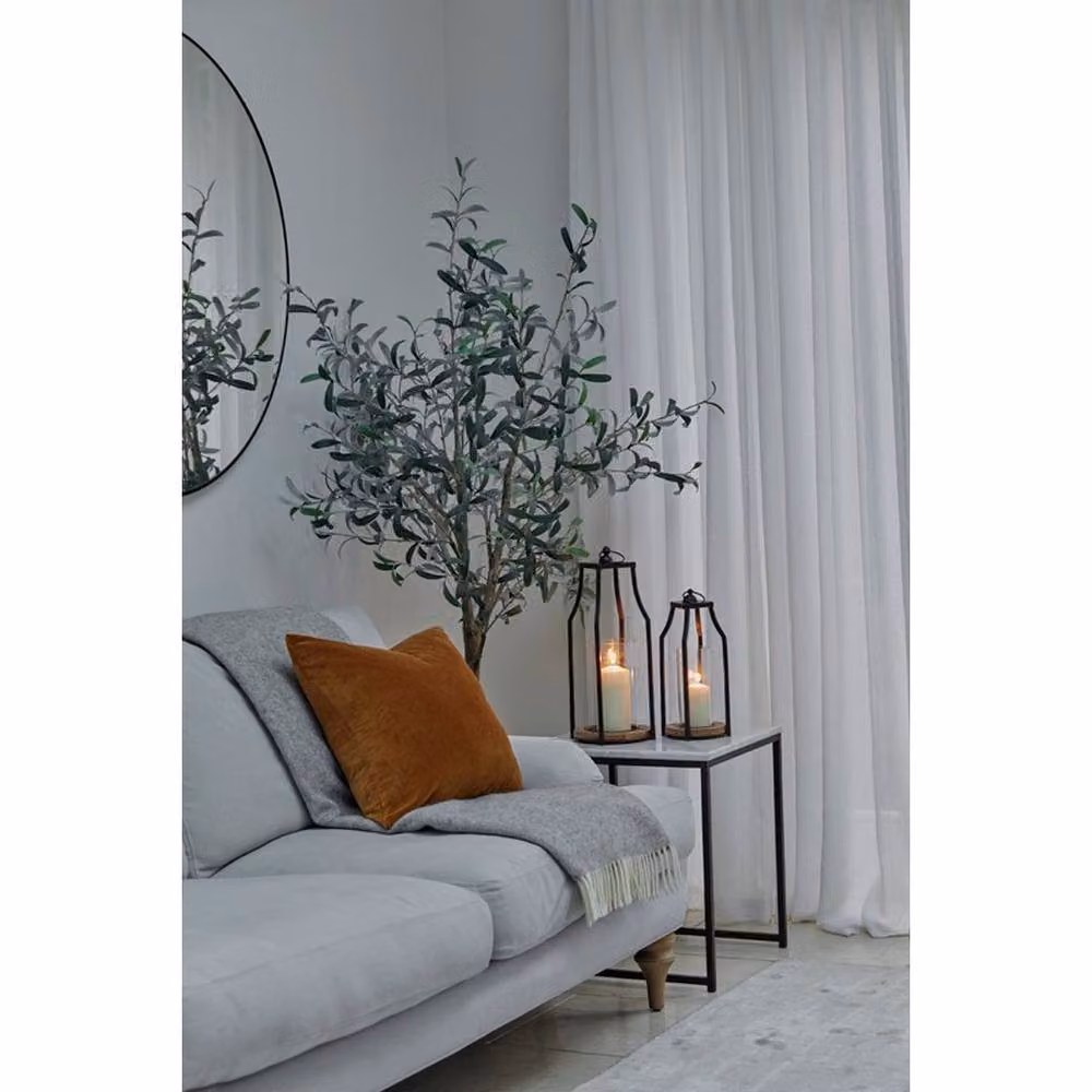 Lemon Pavilion Furniture and Decor Felicity Circular Base Tabletop Lantern in Black, W14 x D14 x H30 cm – 3