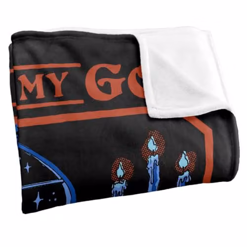 Steven Rhodes Sleep Is My God Multicolour Super Soft Fleece Throw Blanket W/D/H: 152 x 127 cm – 7